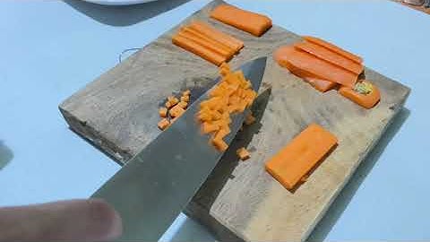 Julienne, Brunoise, Batonnet, and Paysanne