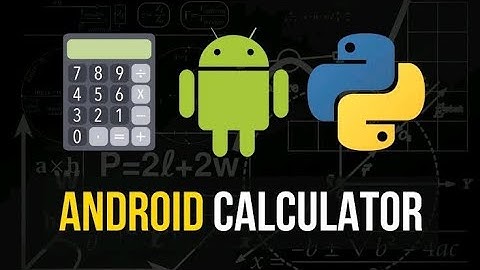 How to create a calculator app in android using python