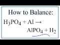Balancing Chemical Equations and Phosphate