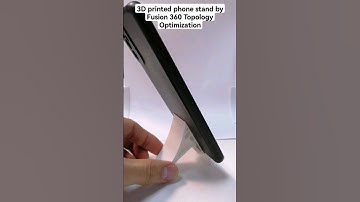 3d printed phone stand by topology optimization in #fusion360 #3dprinting #phonestand #tobbetu