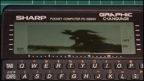 Play "Bad Apple!!" on CP/M using PC-G850V