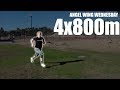 4x800m Threshold Workout | ANGEL WING WEDNESDAY