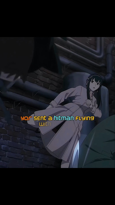 Yor sent Loid flying 🤯 #anime #yorforger #animeshorts