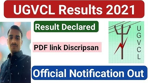 Ugvcl junior assistant Results 2021 by S P Research Center / Ugvcl Results / #Ugvcl
