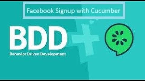 Facebook Signup with BDD Cucumber || BDD Cucumber Framework with Selenium || BDD Cucumber Testing