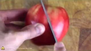 Нарезать яблоко красиво(Нарезать яблоко красиво., 2016-04-07T17:17:24.000Z)