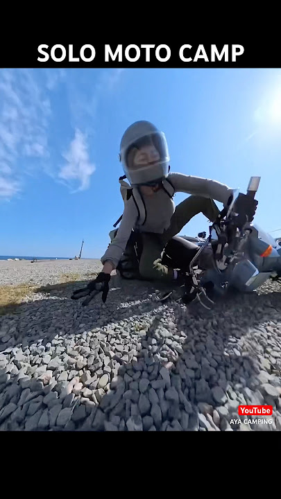 FLYING ON MY FIRST MOTORCYCLE CAMPING TRIP 🏍️ SOLO CAMPING