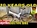 18 year old Aprilia Electric Bicycle - Battery, Motor & Controller overview