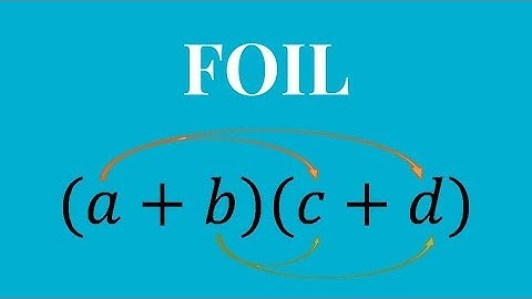 FOIL Method: Example 1