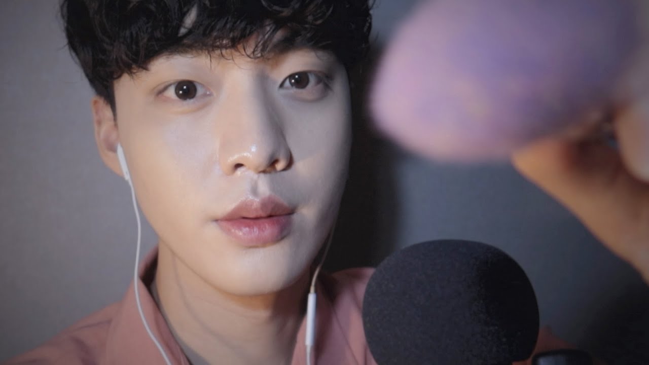 편집하다 잠들었어요🌙 마이크 브러쉬  ASMR 팅글유도 영상 / Mic Brushing & Tingles Touching