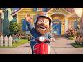 Bike Song for Kids 🛵 | Bike on City Street Adventure | Nursery Rhymes &amp; Baby Songs