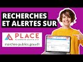 Tuto marchespublicsgouvfr  recherches et alertes