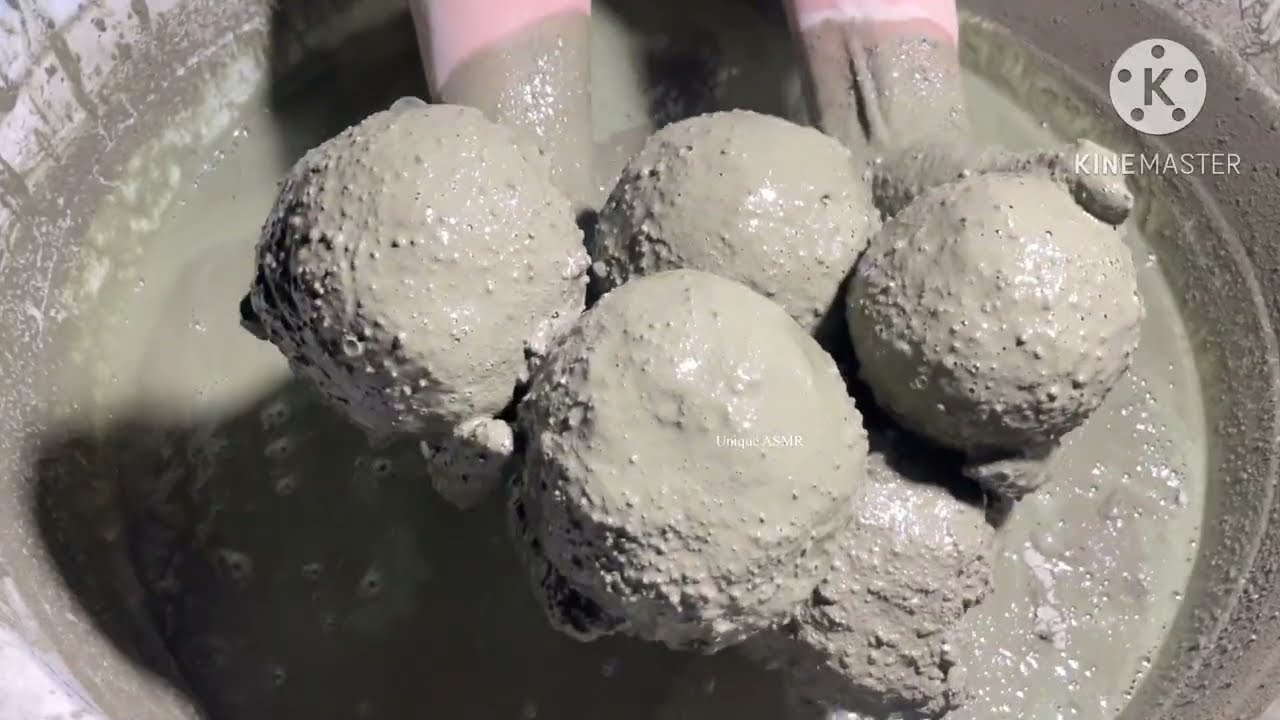 New”Green Sand Water Crumbling ASMR 