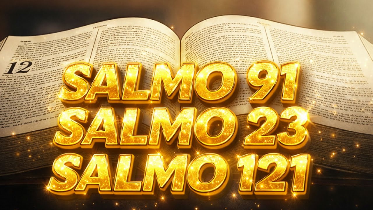 SALMOS 23, 91 e 121 🔥 ORAÇÃO PODEROSA DE PROTEÇÃO, PAZ E LIVRAMENTO COM DEUS