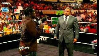 R-Truth \& Triple H Funny Segment  From RAW  25\/07\/2011