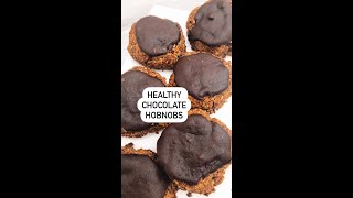 Healthy Dark Chocolate Hobnob Biscuits 🍪