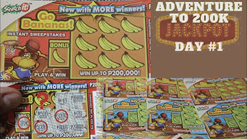 Lucky Fingers: Go Bananas Scratch It! Play until we get the jackpot! Day 1