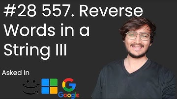 Reverse Words in a String III || LeetCode