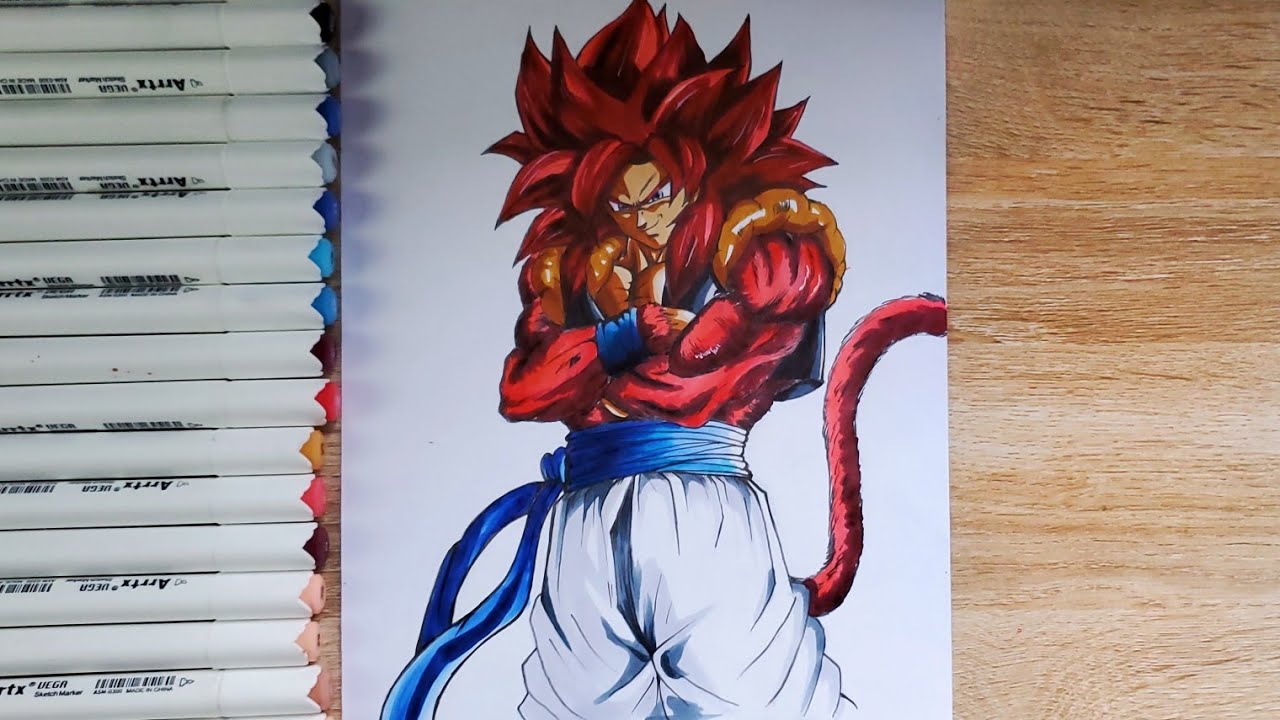 Gogeta SSJ4 - Desenho de mechatronics - Gartic