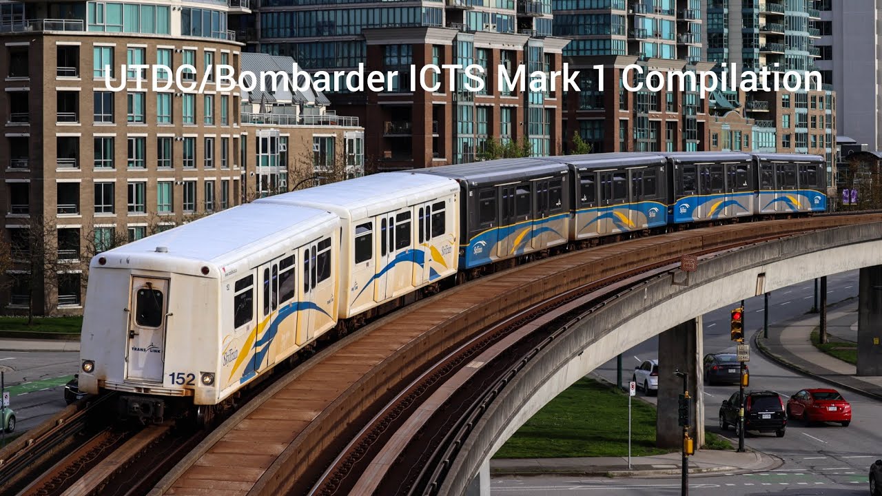 Vancouver Skytrain 1985-1995 UTDC/ Bombarder ICTS Mark 1 compilation 