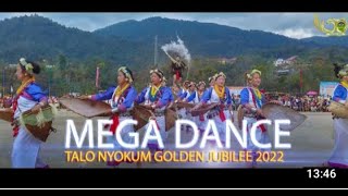 Mega dance Talo nyokum golden jubilee celebration  2022.