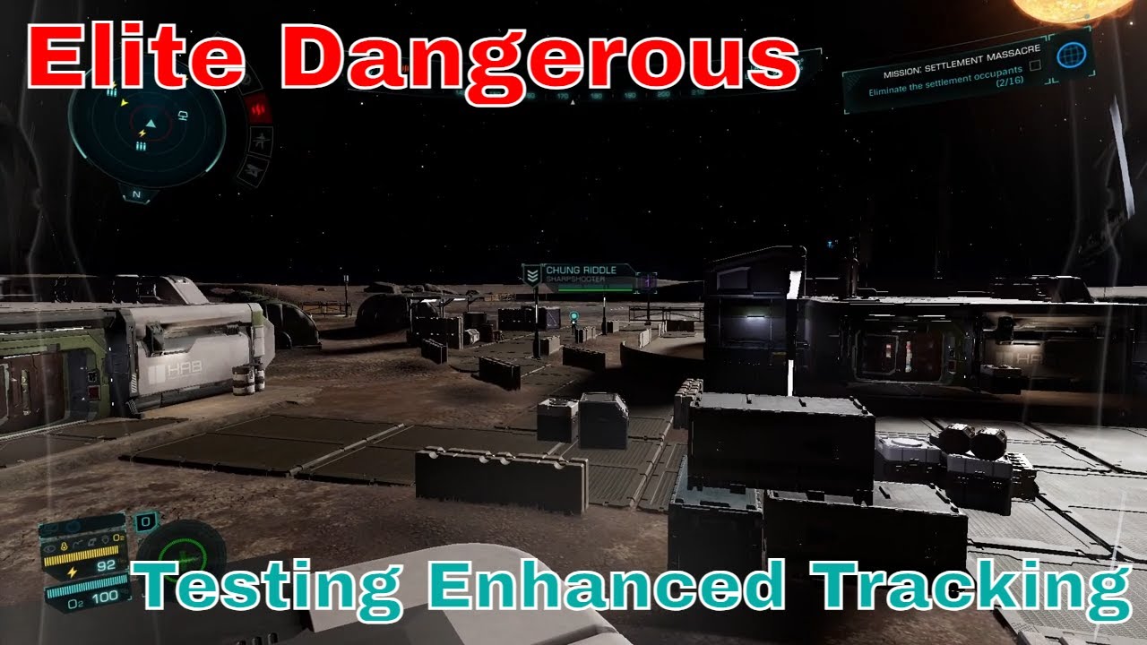Elite Dangerous Testing Enhanced Tracking [75] - YouTube