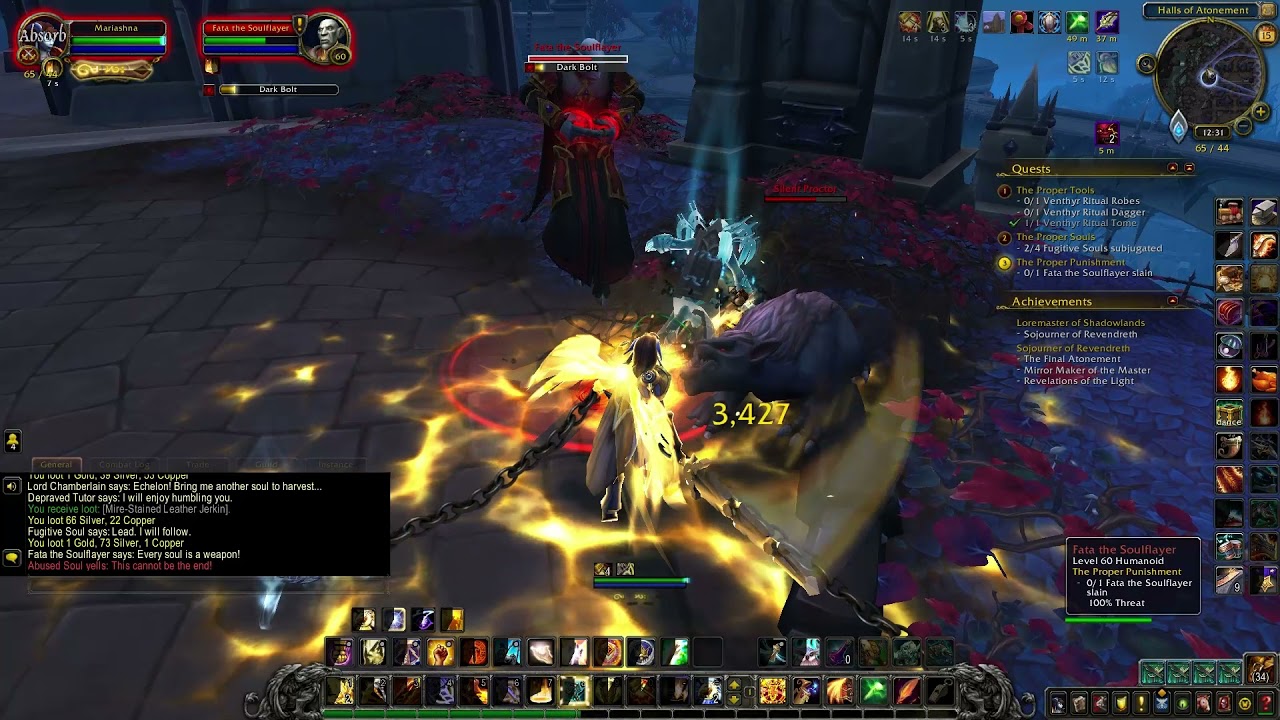 WoW Shadowlands: Revendreth - The Final Atonement Optional Storyline!