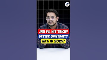 💥JNU Vs. NIT Trichy: Which Is Better🤔India’s Best MCA College 2025🌟#shorts #mca #nitmca #nit #jnu