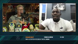 Usain Bolt on the Dan Patrick Show Full Interview | 8/12/21