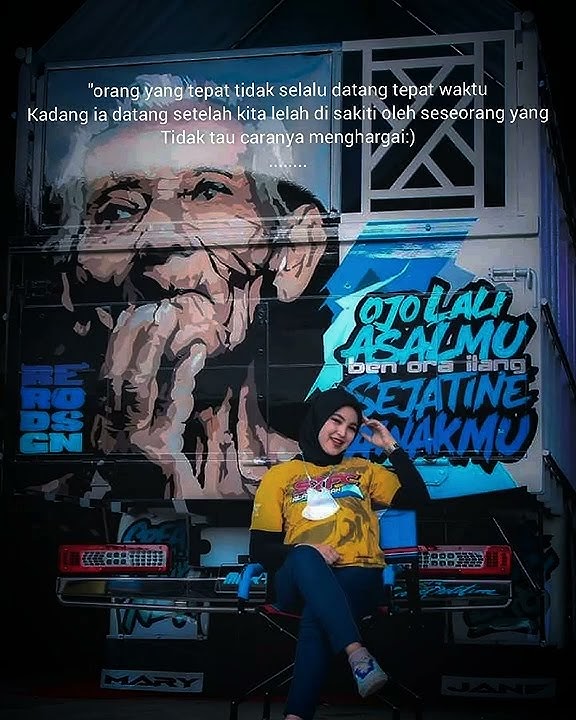 story'wa ladies truk 30 detik terbaru kata2 keren