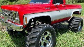 Traxxas TRX4 K10 High Trail testing the Maxx 2.8 wheels on 3s for a new look