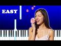 Olivia Rodrigo - less (EASY Beginner Piano Tutorial)