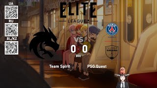 Team Spirit vs. PSG.Quest  Elite League  BO2 @4liver