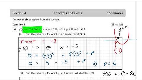 Leaving Certificate Maths  2020 pp1 Q1