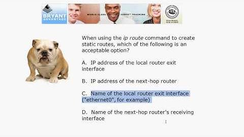 CCNA Certification Tutorial And Practice Exam   Static Routes And RIP