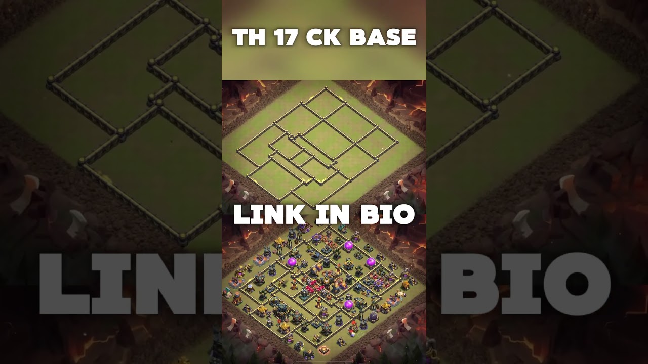 AFTER UPDATE ! WITH NEW DEFENSE TH17 ONLY 1 AND 2 STAR PUSH BASE LINK TH17 WAR BASE LINK 2025