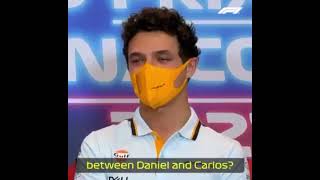Lando Norris calls Daniel Ricciardo old...