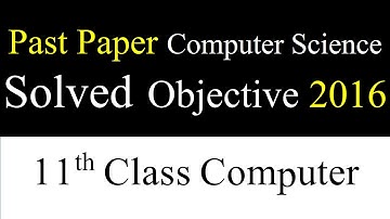 11th Class Computer Past Paper|1st Year Computer Past Paper|Past Paper Computer Science 2016|#Shorts