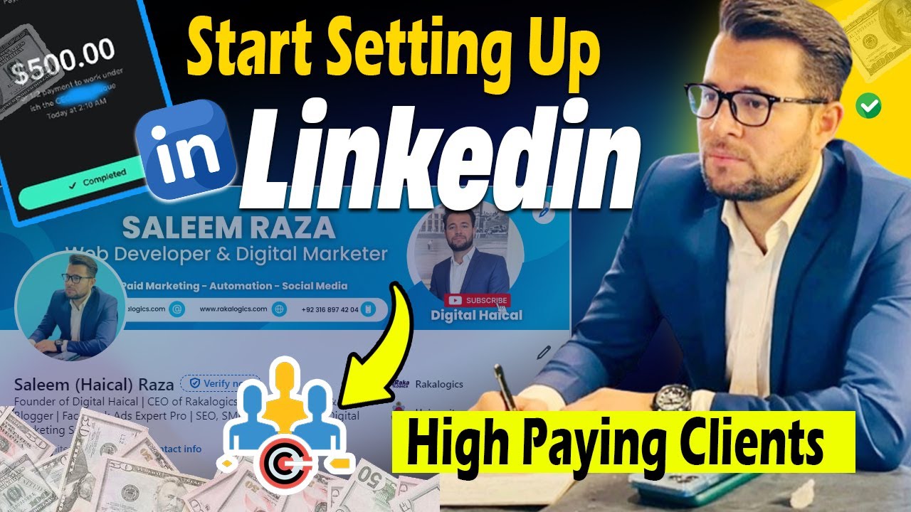 Setup Linkedin Instead Fiverr | How to Optimize your LinkedIn Profile & get High Ticket Clients