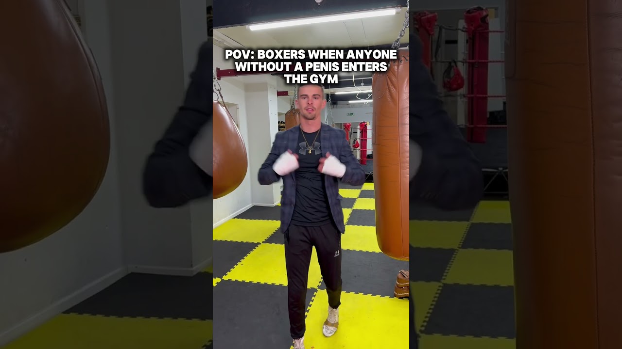 Male boxers around women….                  