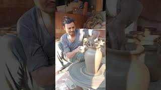 mitti ka pot / mitti ka pot kase banaye/mitti ke pot ko electric wheel par kase banaye