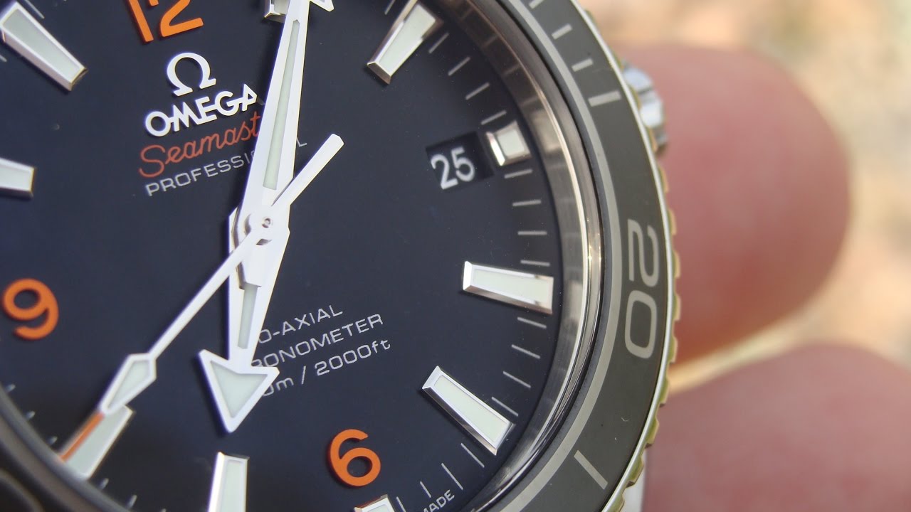Omega Planet Ocean 8500 Orange Numerals 