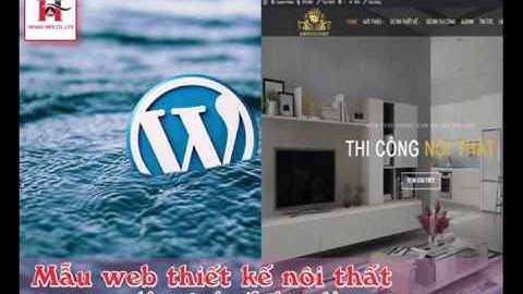 Mẫu web nội thất Luxury - WordPress