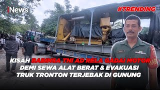 Viral TNI Gadai Motor Demi Sewa Alat Berat untuk Evakuasi Truk #LintasiNewsPagi 20/01