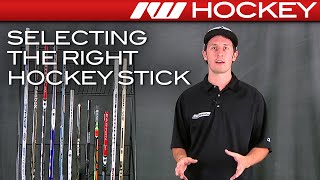 How To Select The Right Hockey Stick