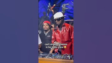 Playboi Carti sings in his baby voice to “Timeless” in the club 🥹