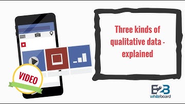 Three kinds of qualitative data - explained