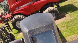 Watching the Eclipse from a Combine