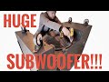 Diy infrasubwoofer with 30 driver