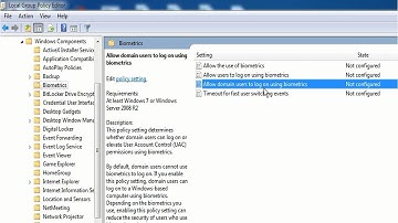 Disable or Enable Biometrics Sign In on Windows Joined to a Domain Window 11/10/7 Lean Bulk